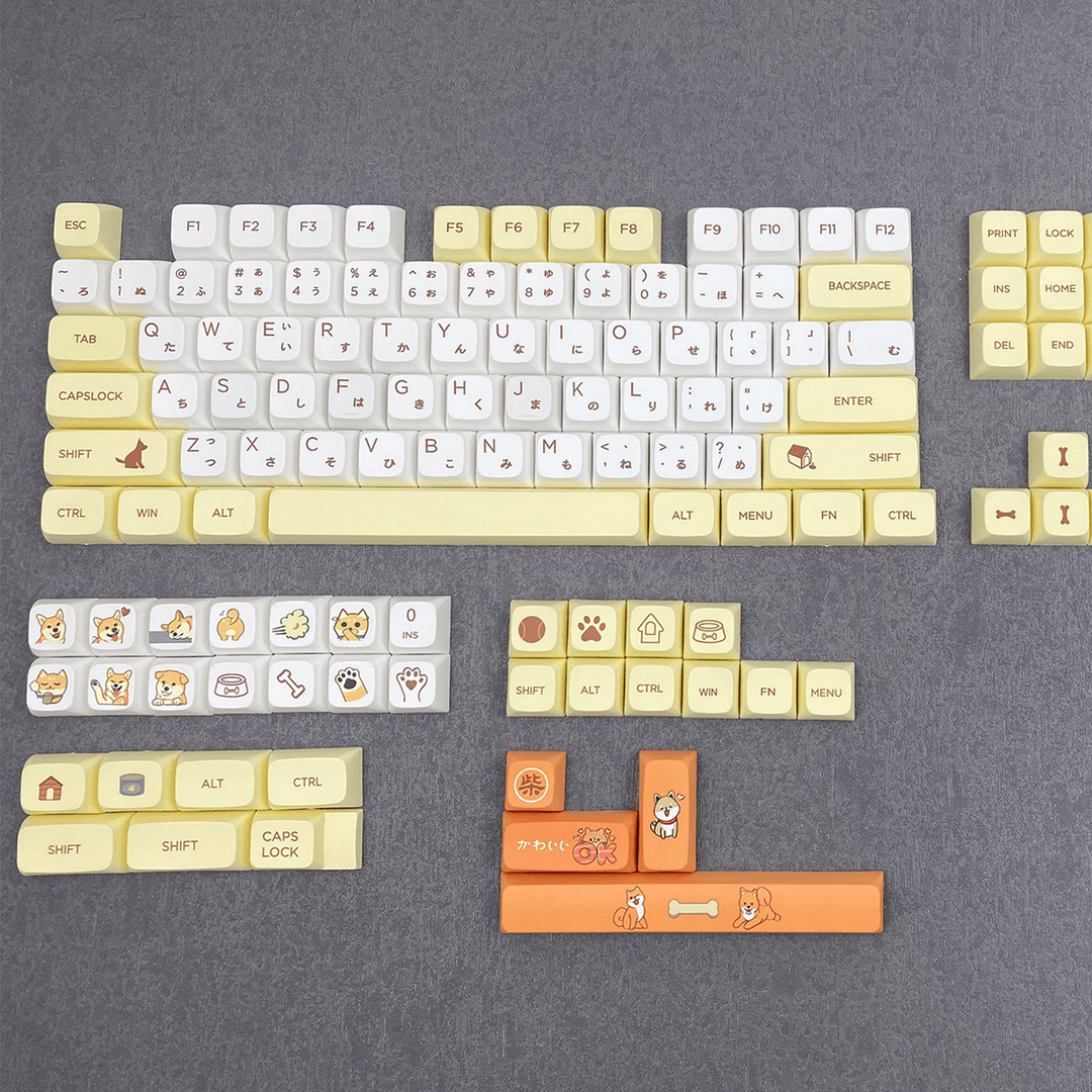 Shiba - XDA - 139 Keycaps Krome Keycaps LTD dyesub