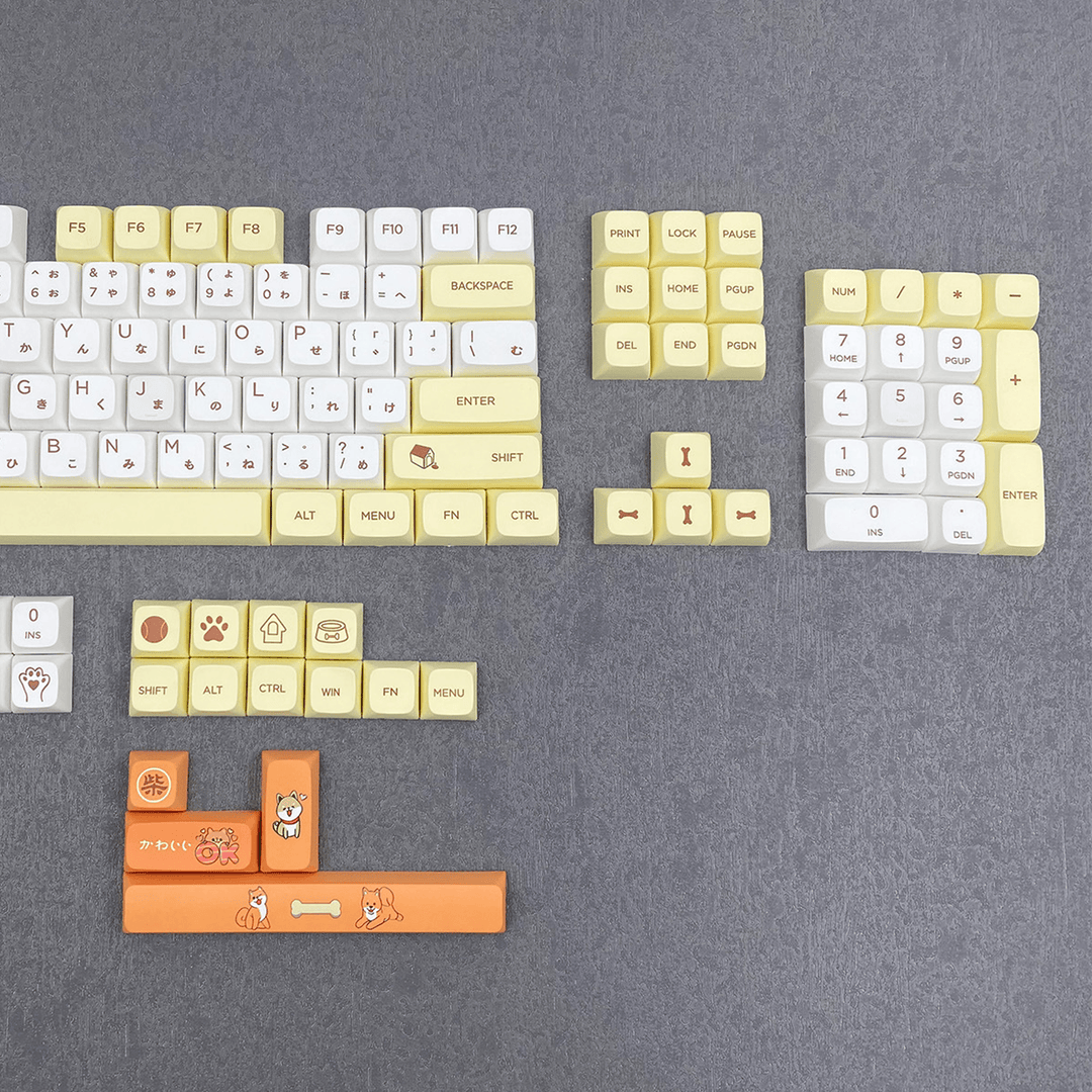 Shiba - XDA - 139 Keycaps Krome Keycaps LTD dyesub