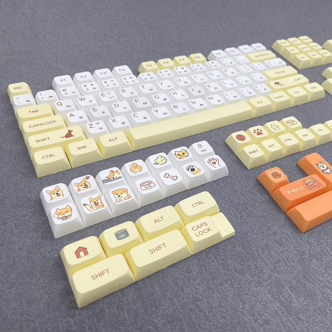 Shiba - XDA - 139 Keycaps Krome Keycaps LTD dyesub