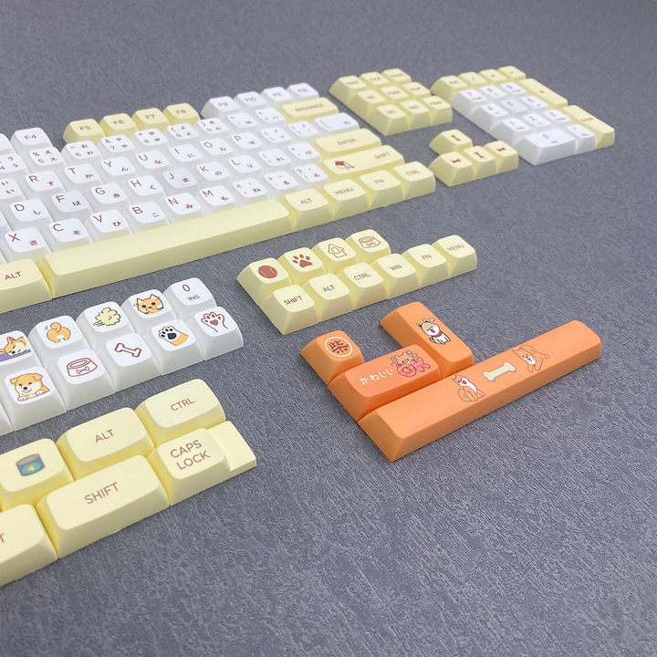 Shiba - XDA - 139 Keycaps Krome Keycaps LTD dyesub