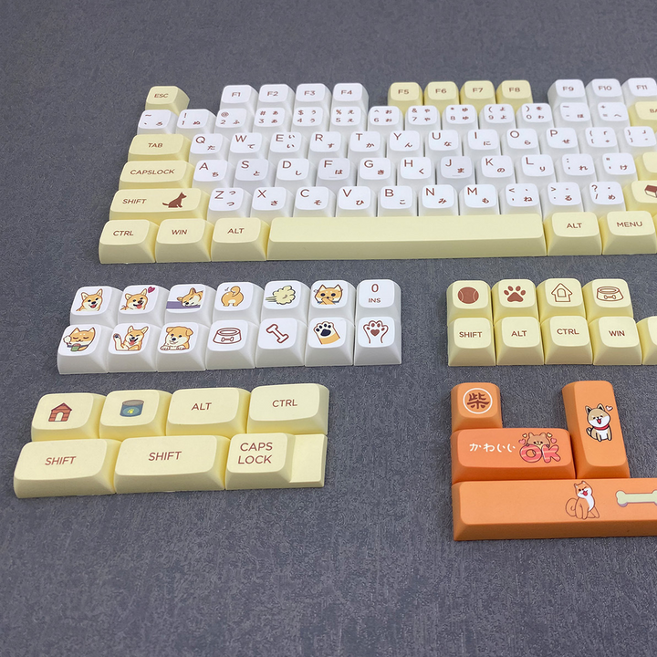 Shiba - XDA - 139 Keycaps Krome Keycaps LTD dyesub