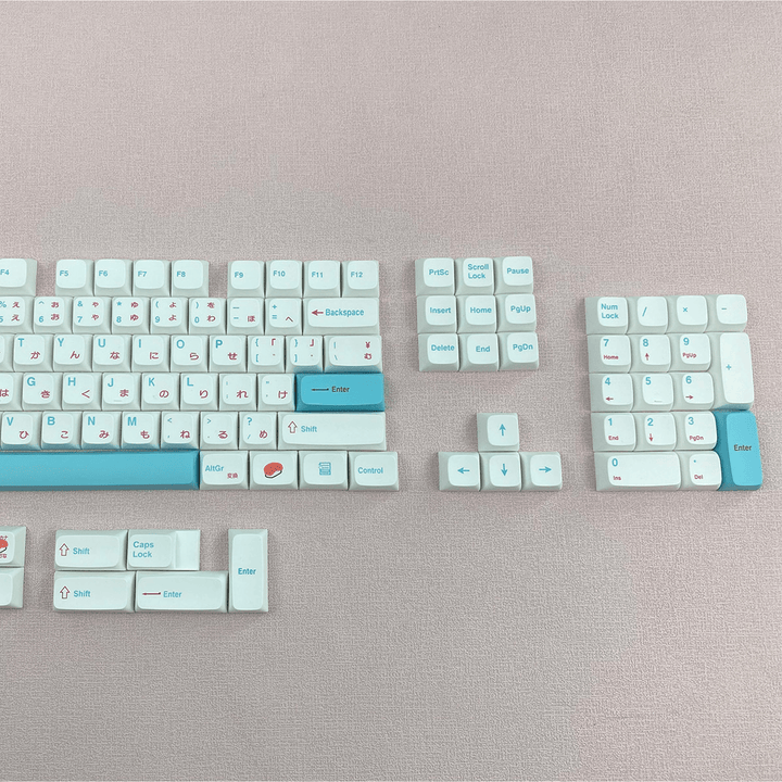 Sushi - XDA - 121 Keycaps Krome Keycaps LTD dyesub